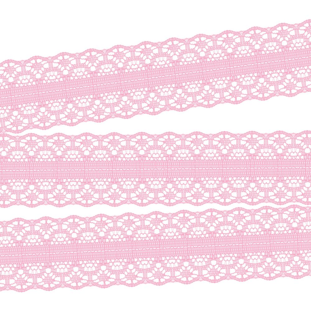 Ultimate Crafts- Magnolia Lane Ribbon- Pink