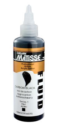 Matisse Fluid - 135ml S1 - Carbon Black 