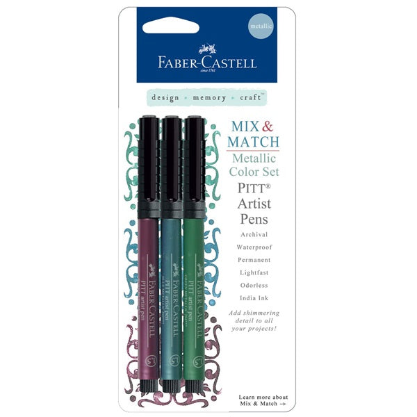 Metallic PITT Artist Pens 3ct- Color