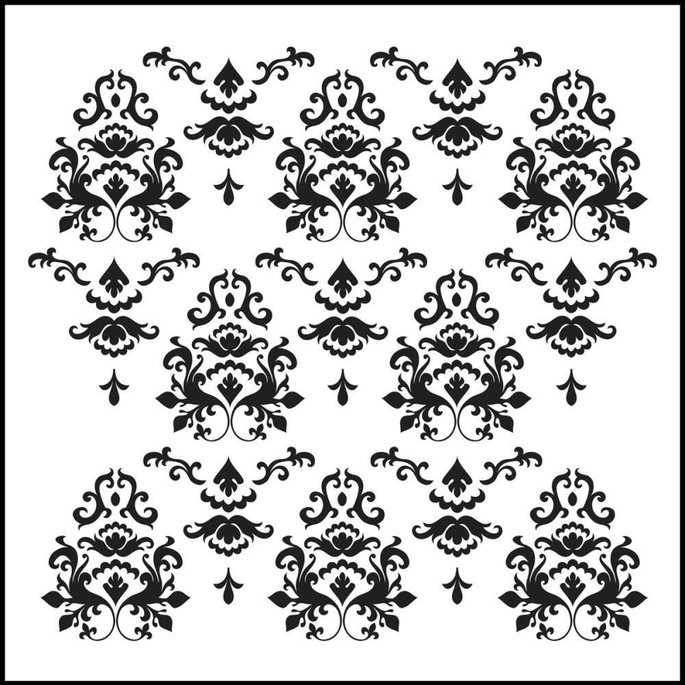 Crafter's Workshop Template 6x6- Mini Damask