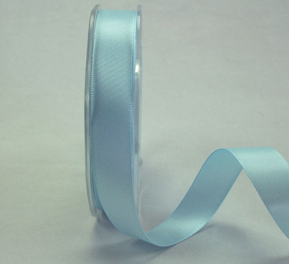 3mm Double Sided Satin Ribbon - Pale Blue