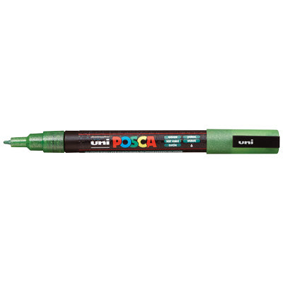 POSCA 3M Fine Bullet Tip Pen - Glitter Green
