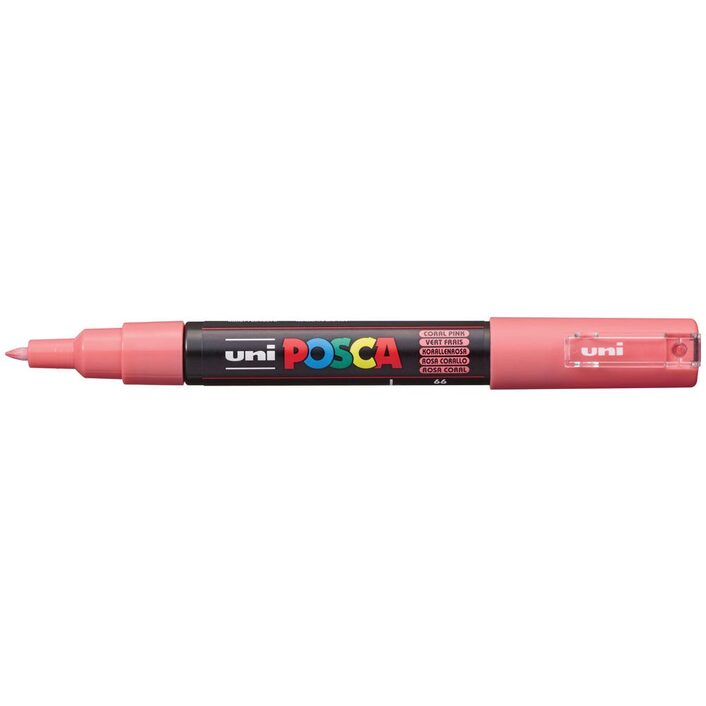POSCA 1M Extra Fine Tip 0.7mm - Coral Pink