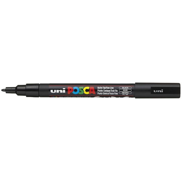 POSCA 3M Fine Bullet Tip Pen - Black