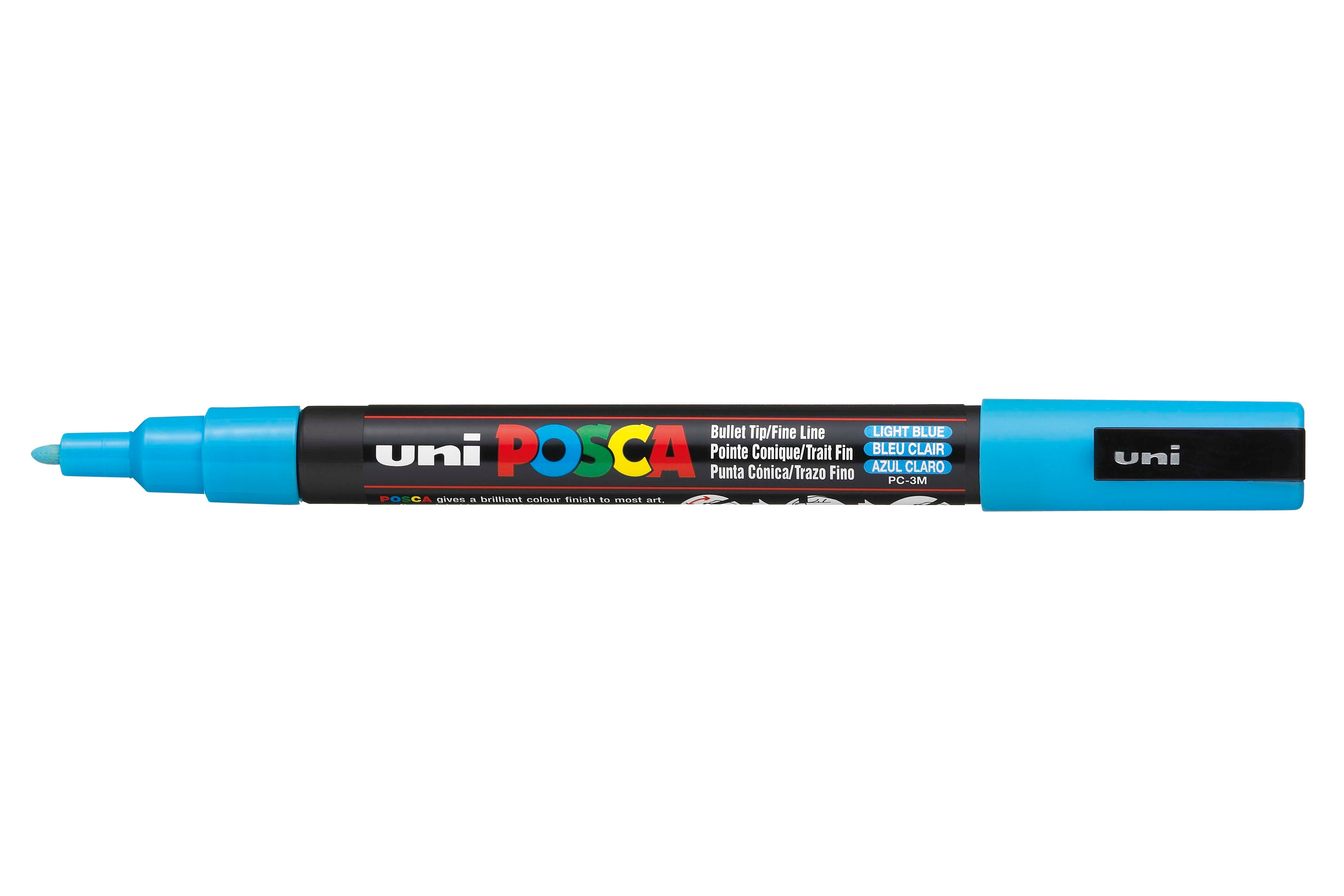 POSCA 3M Fine Bullet Tip Pen - Light Blue