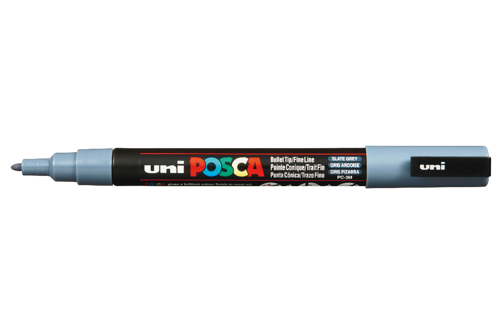 POSCA 3M Fine Bullet Tip Pen - Slate Grey