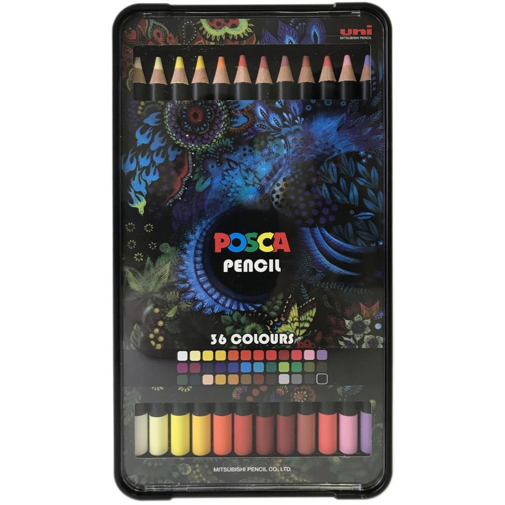 POSCA Colored Pencil Set - 36 Pack 