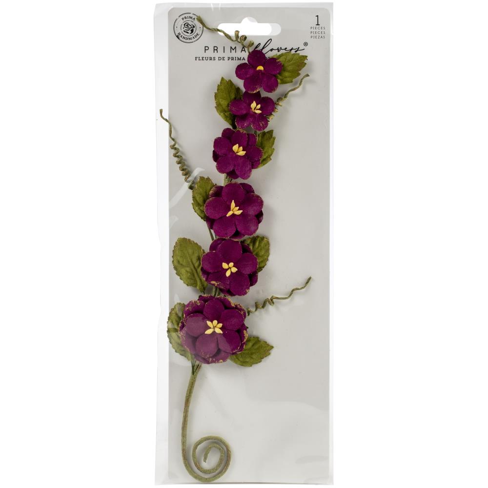 Prima Marketing Mulberry Paper Flowers - Spinel Pretty Mosaic