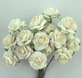 Roses 1cm White