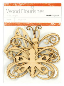Wood Flourishes 'Butterflies'