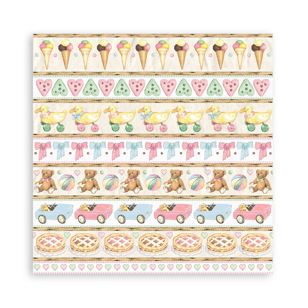 Stamperia Double-Sided Paper Pad - 12x12 - Day Dream