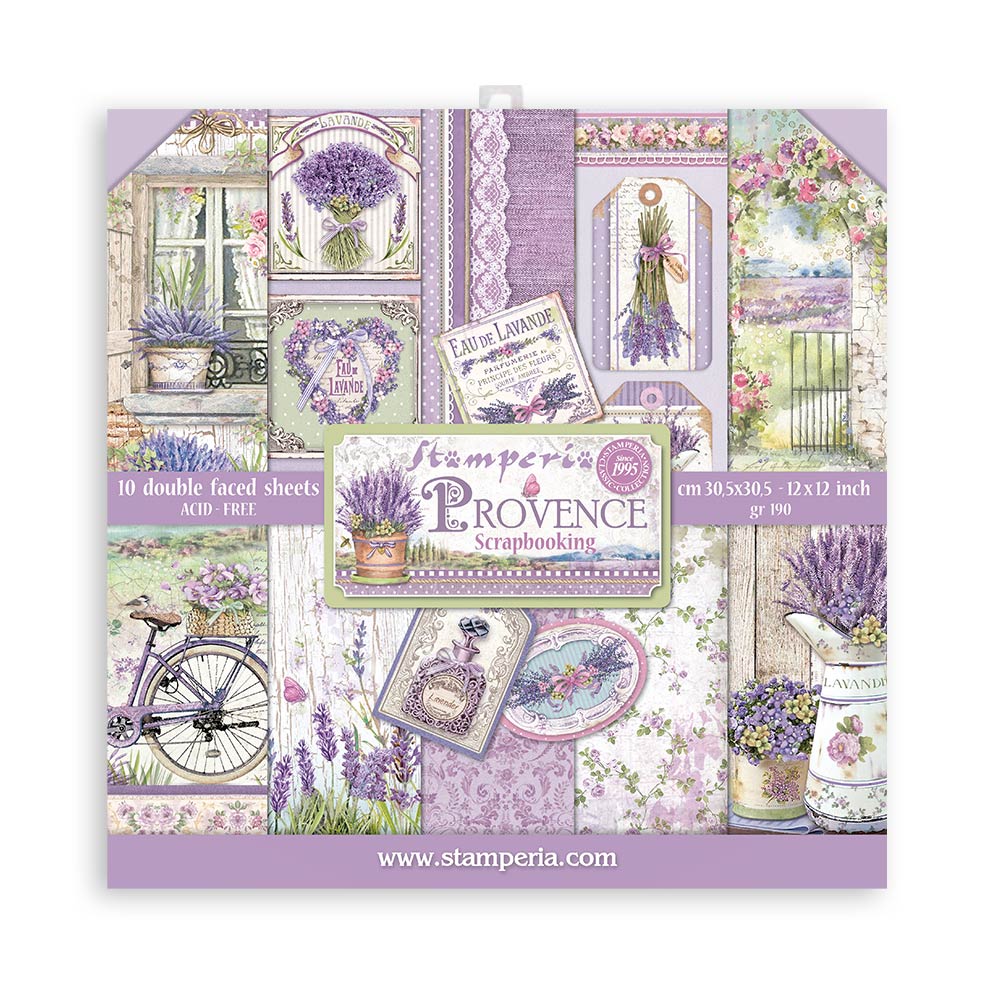 Stamperia Double-Sided Paper Pad - 12x12 - Provence