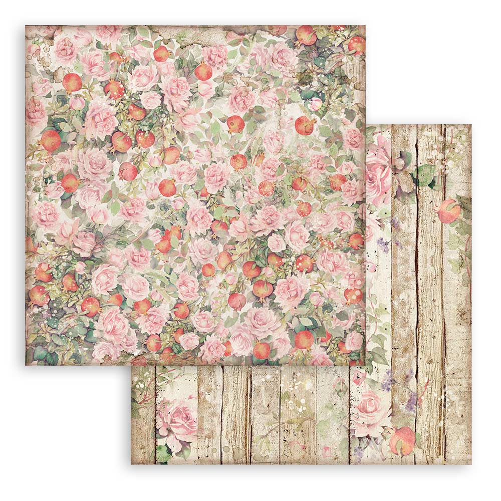 Stamperia Maxi Backgrounds Selection Double-Sided Paper Pad - 12x12 - Casa Granada