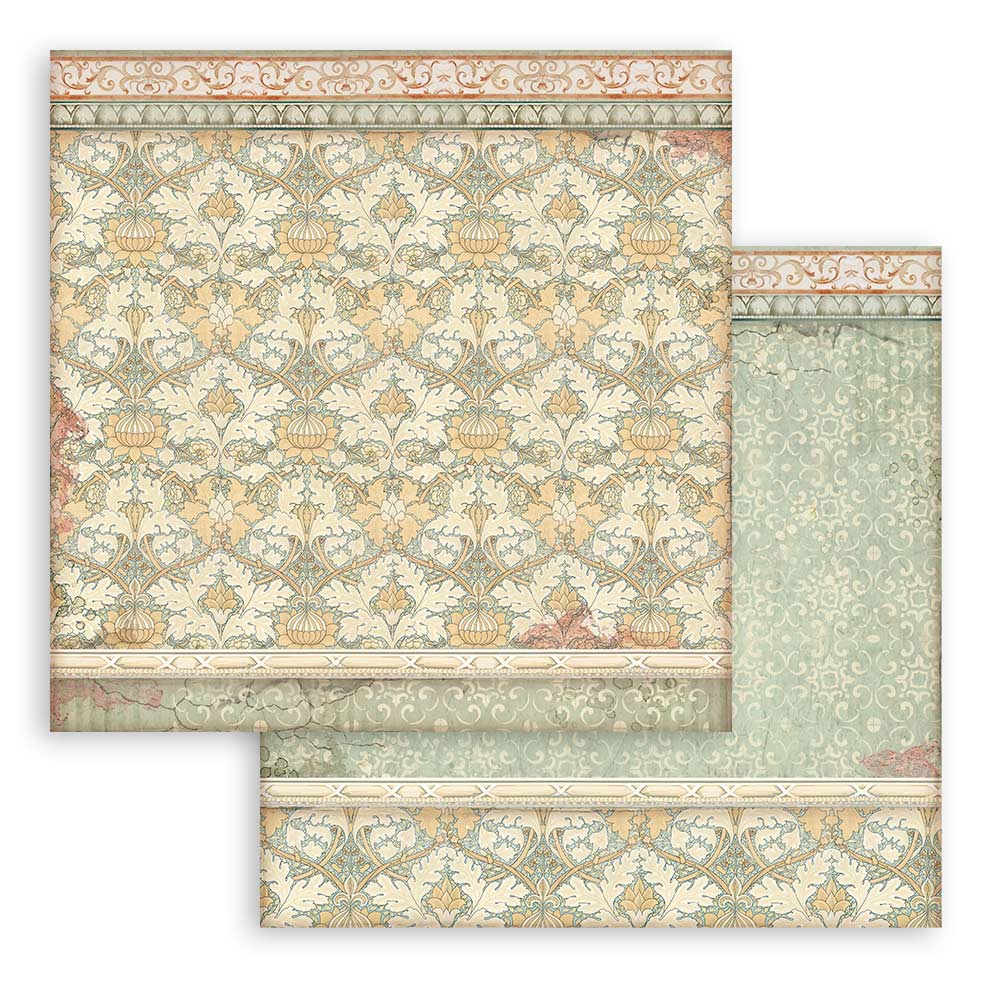 Stamperia Maxi Backgrounds Selection Double-Sided Paper Pad - 12x12 - Casa Granada