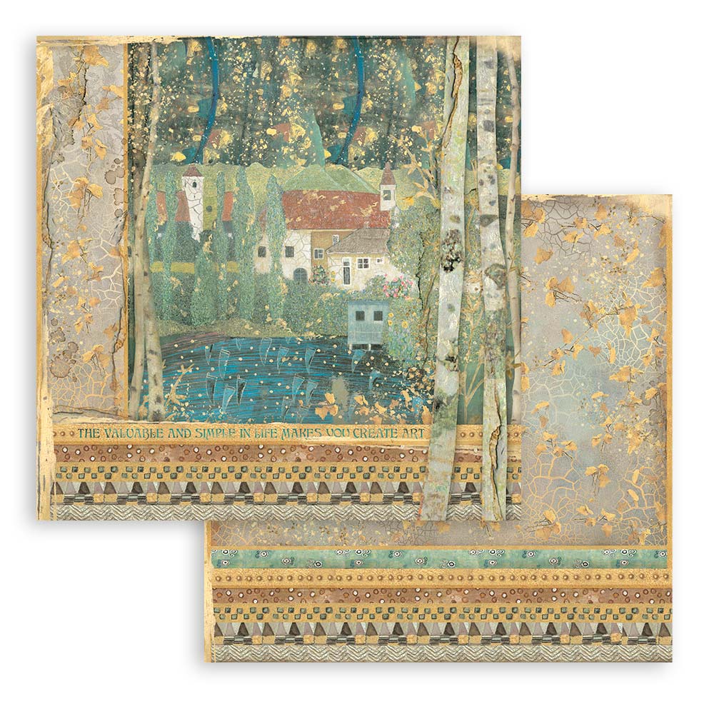 Stamperia Double-Sided Paper Pad - 12x12 - Klimt Collection
