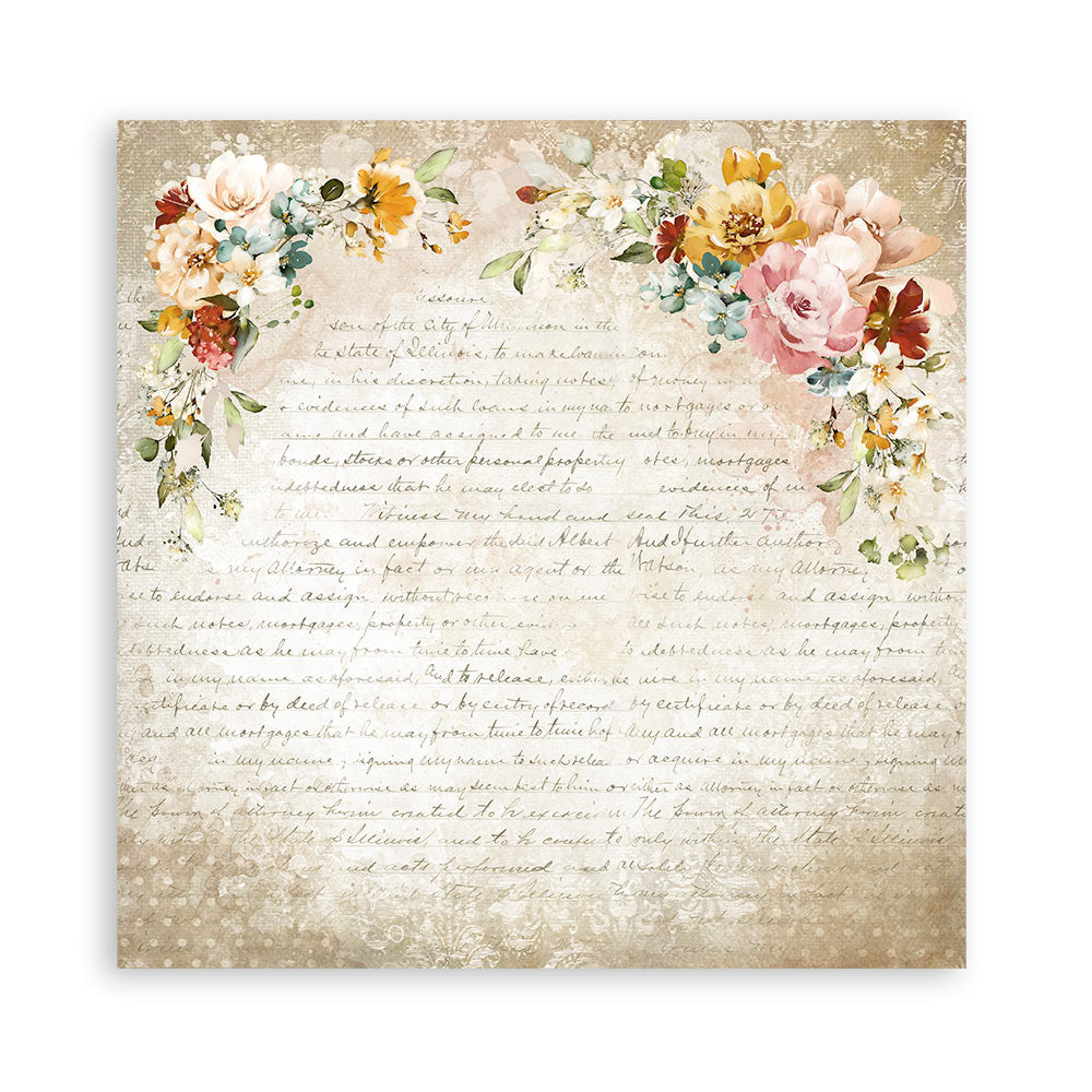Stamperia  Double-Sided Paper Pad 8x8 - Garden of Promises