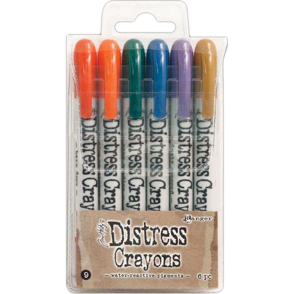 Tim Holtz Distress Crayon Set - 9