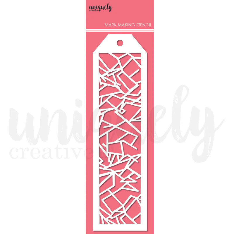 Uniquely Creative - Mark Making Stencil - Shatter