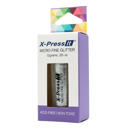 X-Press It Micro Fine Glitter- Silver
