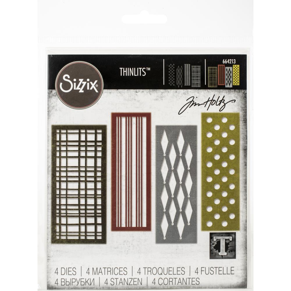Sizzix Framelits Dies By Tim Holtz - Festive Repeat