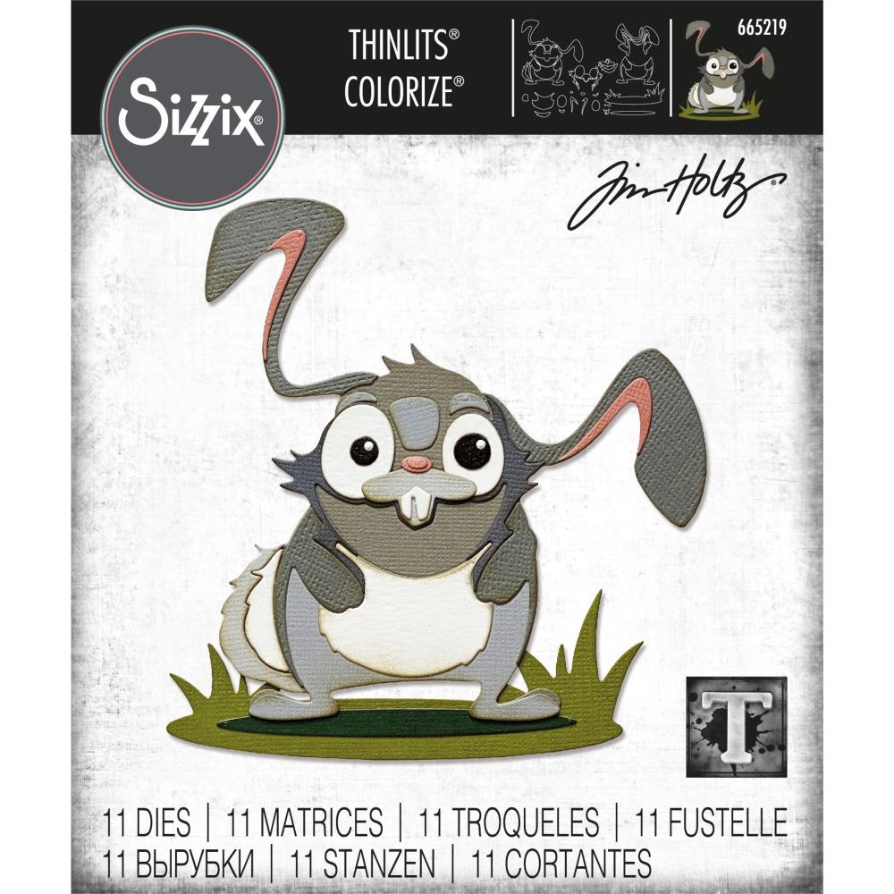 Sizzix Thinlits Dies By Tim Holtz - Oliver Colorize