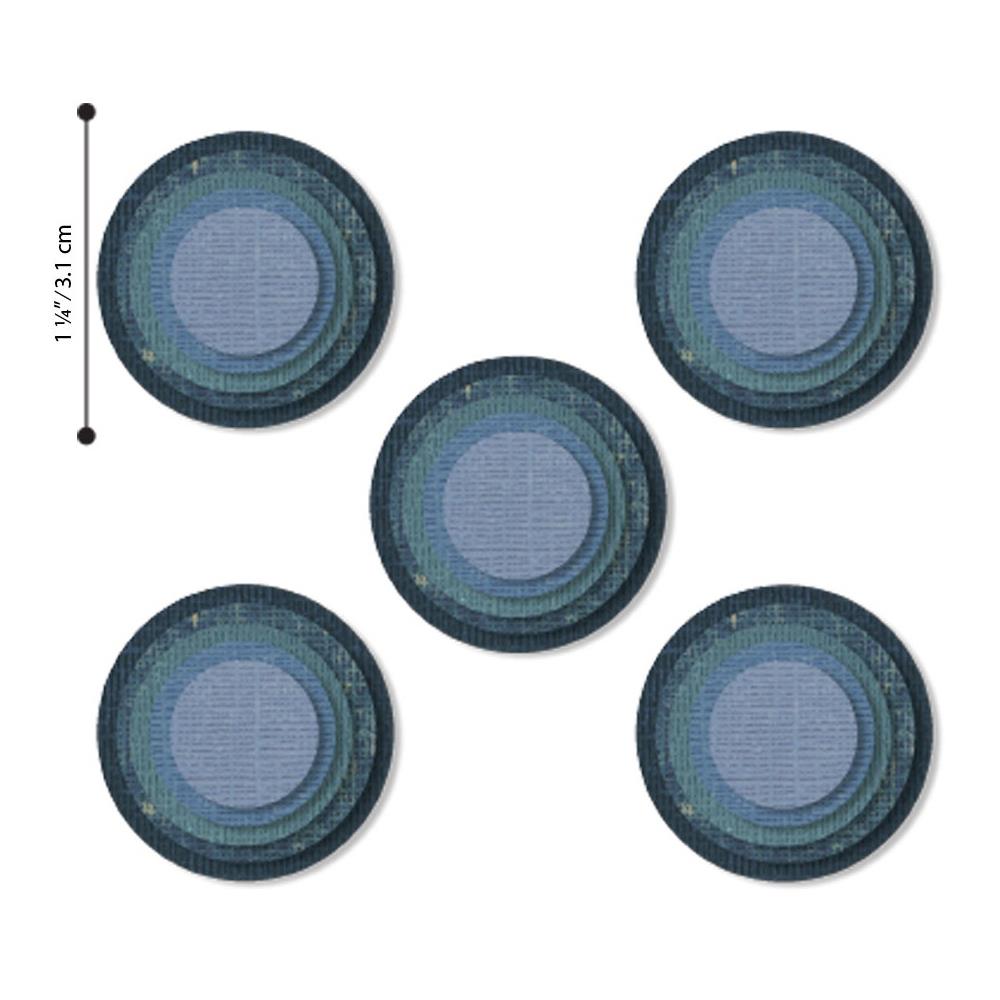 Sizzix Thinlits Dies By Tim Holtz - Stacked Circles
