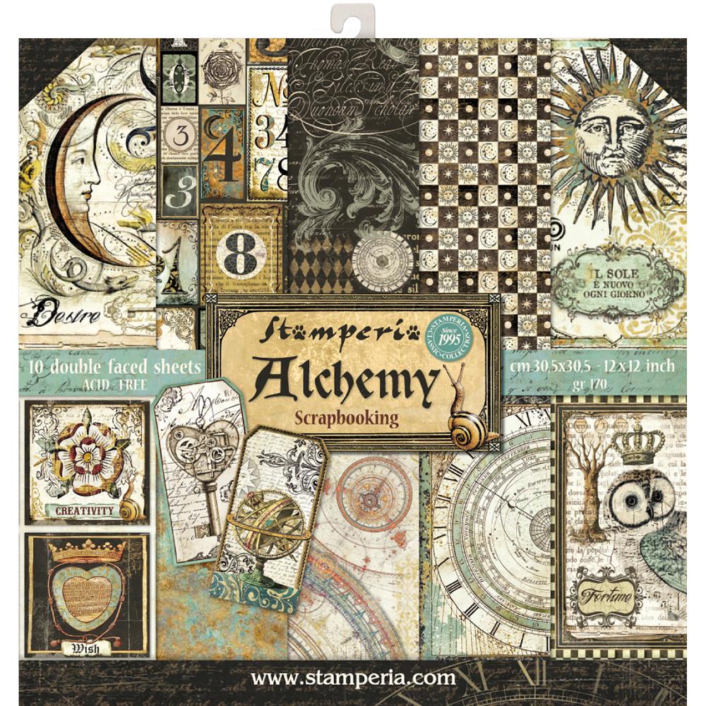 Stamperia Double-Sided Paper Pad - Alchemy