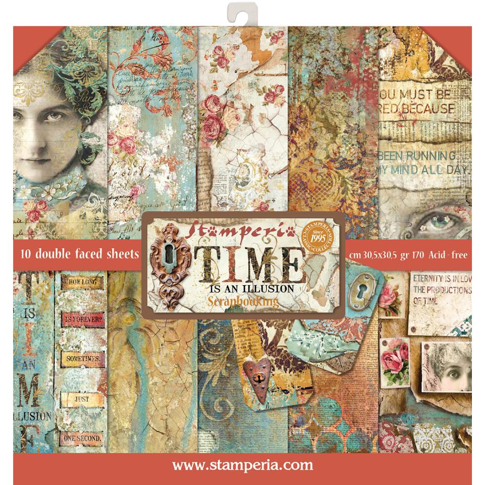 Stamperia Double-Sided Paper Pad - Time Is An Illusion