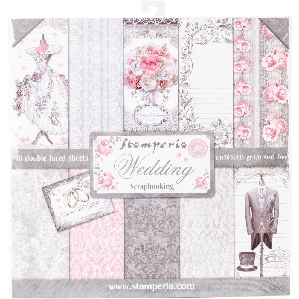 Stamperia Double-Sided Paper Pad - Wedding
