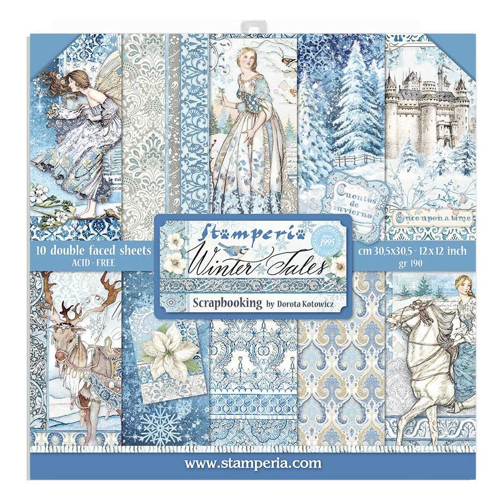Stamperia Double-Sided Paper Pad - Winter Tales