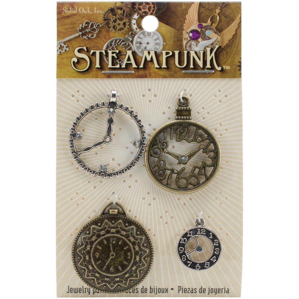 Steampunk Metal Accents - Clock Charms 1