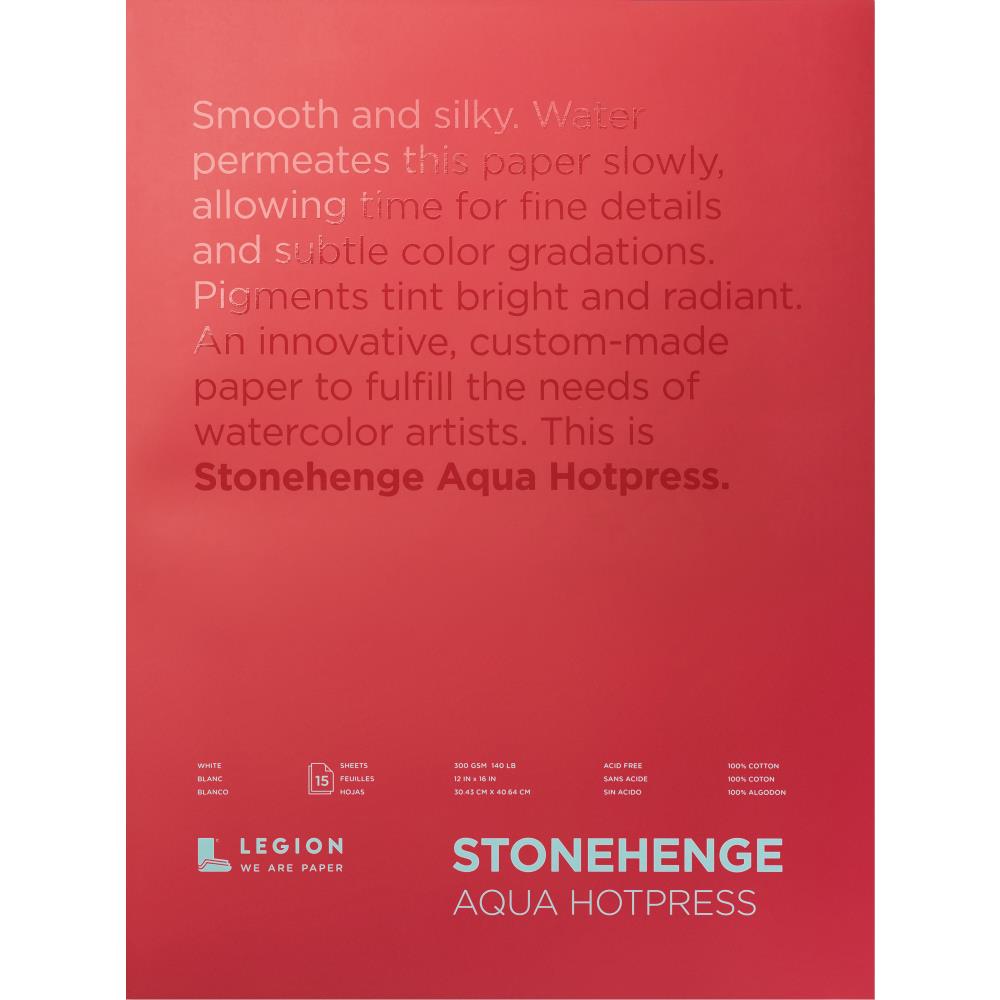 Stonehenge Aqua Block - Hotpress Pad 10X14