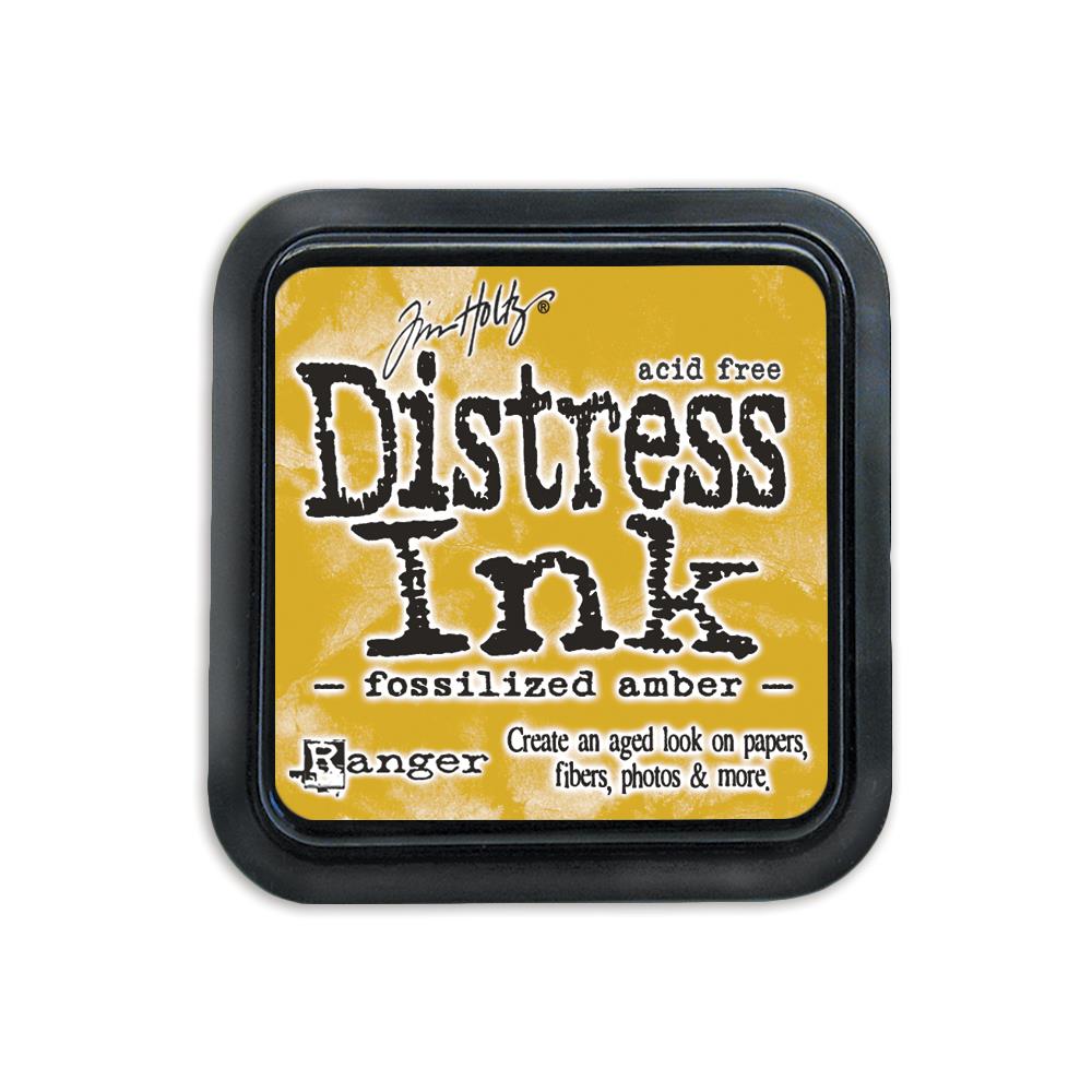 Distress Ink Pad- Fossilized Amber