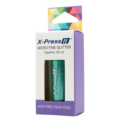 X-Press It Micro Fine Glitter- Teal