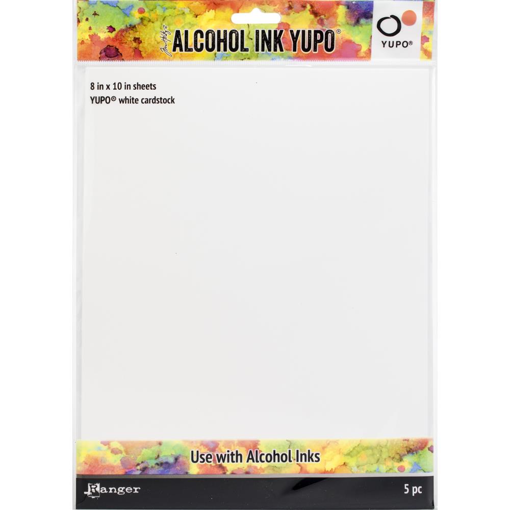 Tim Holtz Alcohol Ink White Yupo Paper 8x10