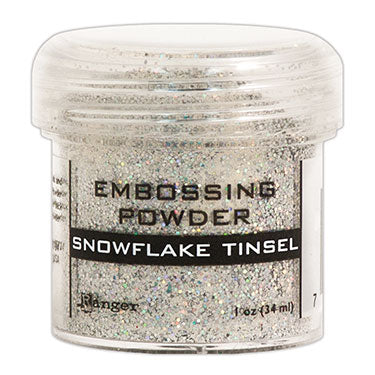 Embossing Powder - Tinsel Snowflake