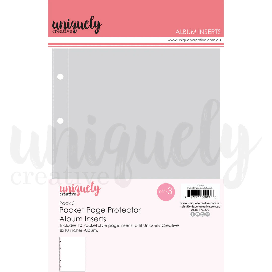 Uniquely Creative Pocket Page Album Inserts - Pack 3