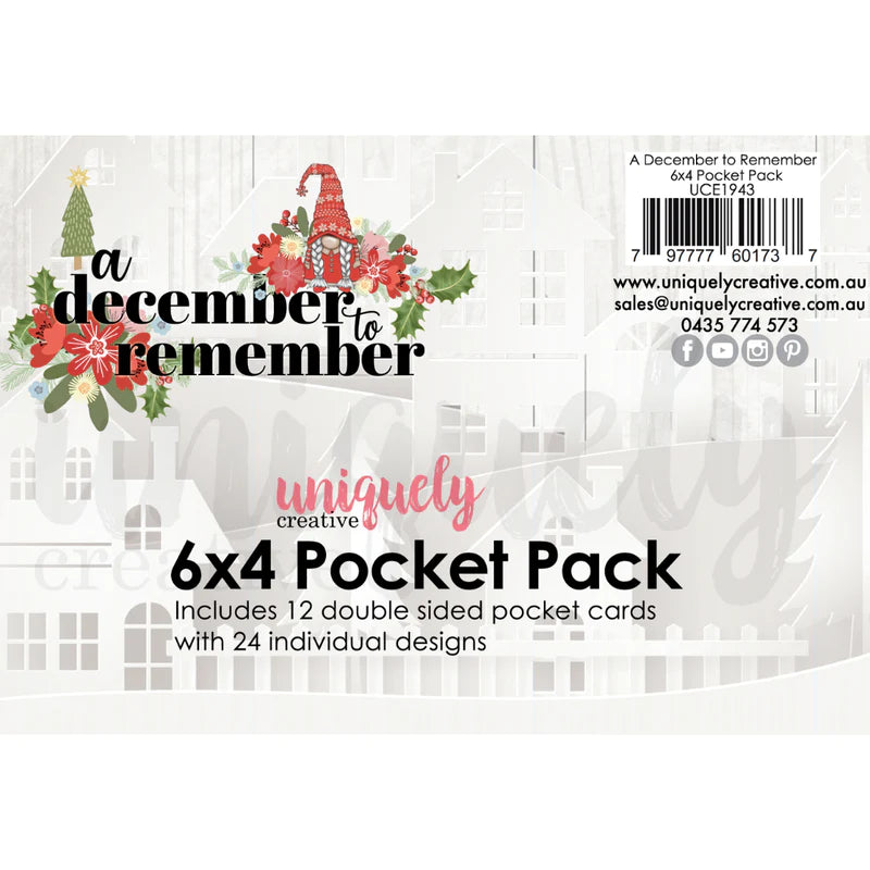 Uniquely Creative - A December to Remember 6x4 Pocket Pack