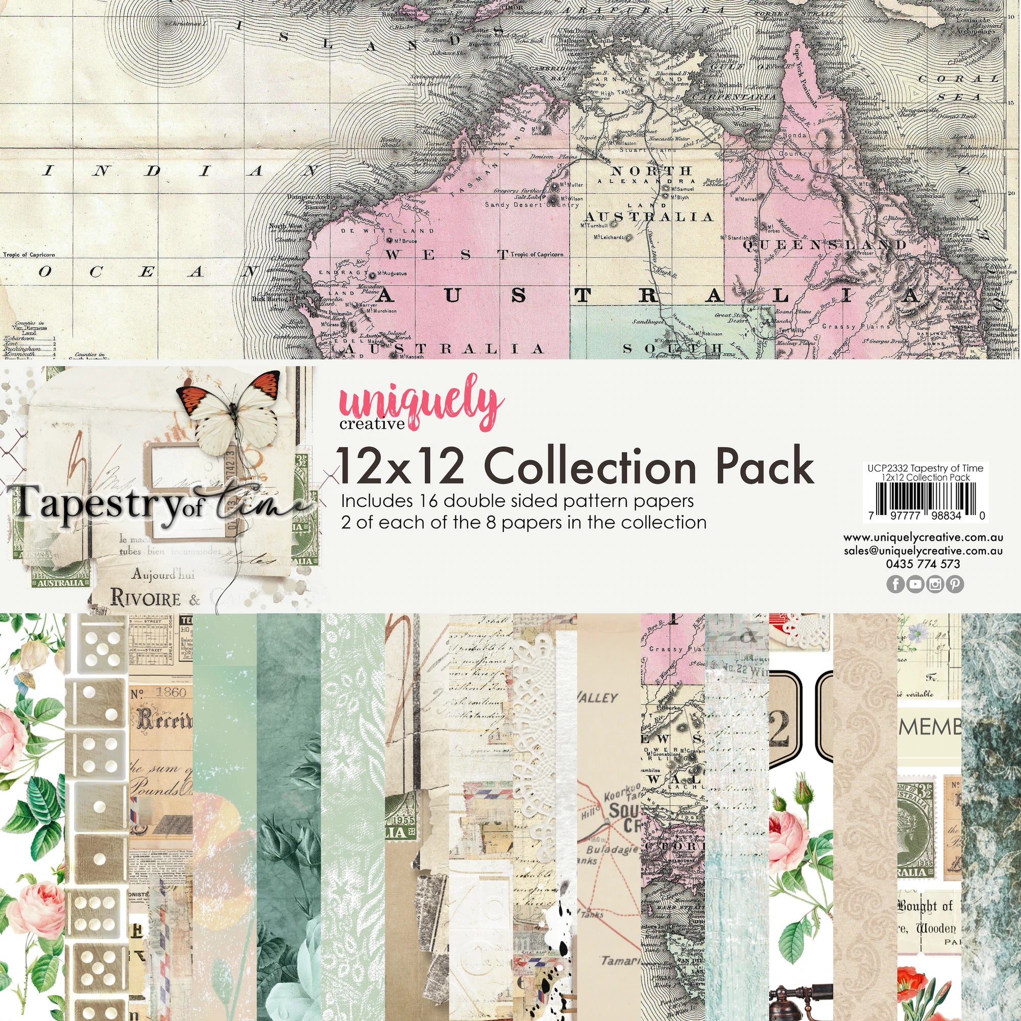 Uniquely Creative - 12x12 Collection Pack - Tapestry of Time