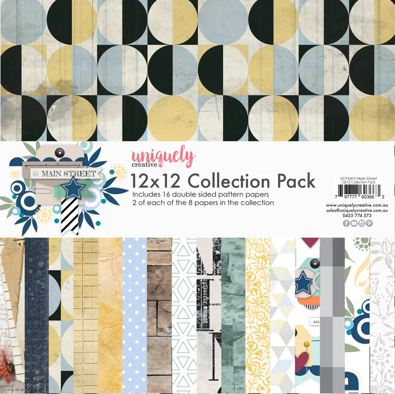 Uniquely Creative - 12x12 Collection Pack - Main Street