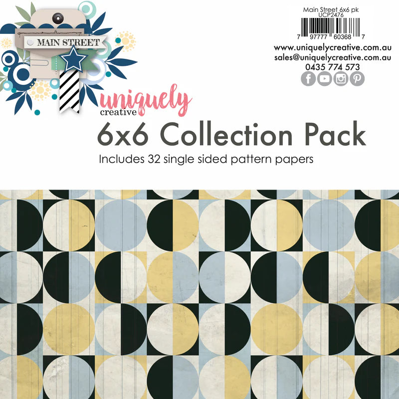 Uniquely Creative - 6x6 Collection Pack Mini - Main Street