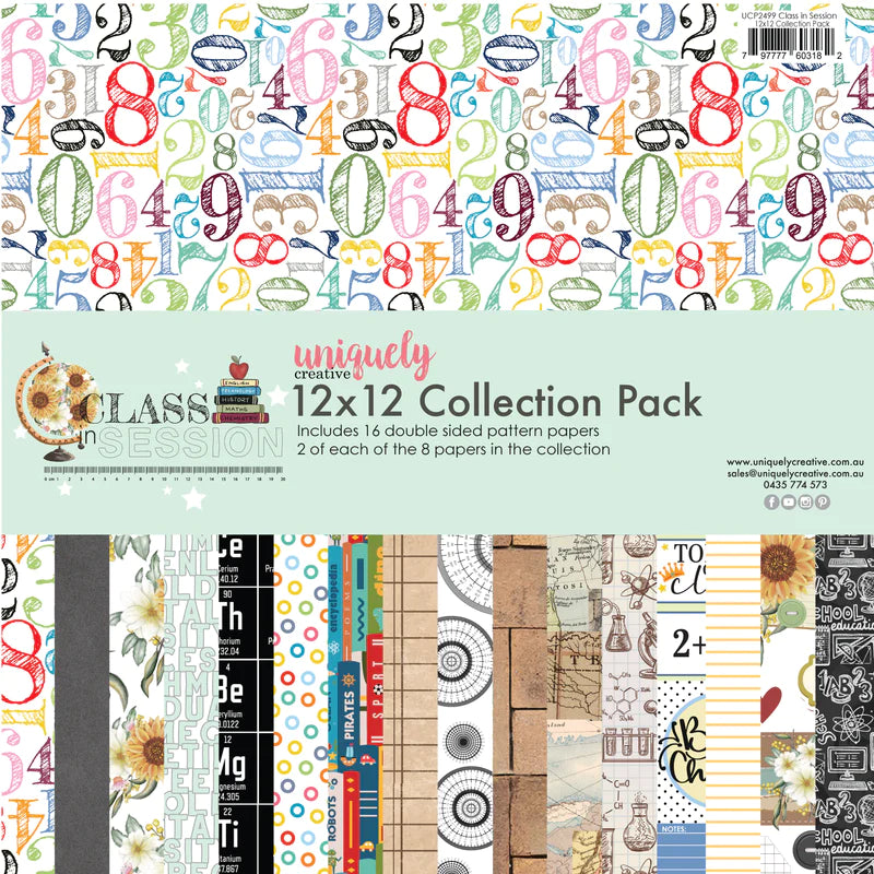 Uniquely Creative - 12x12 Collection Pack - Class in Session