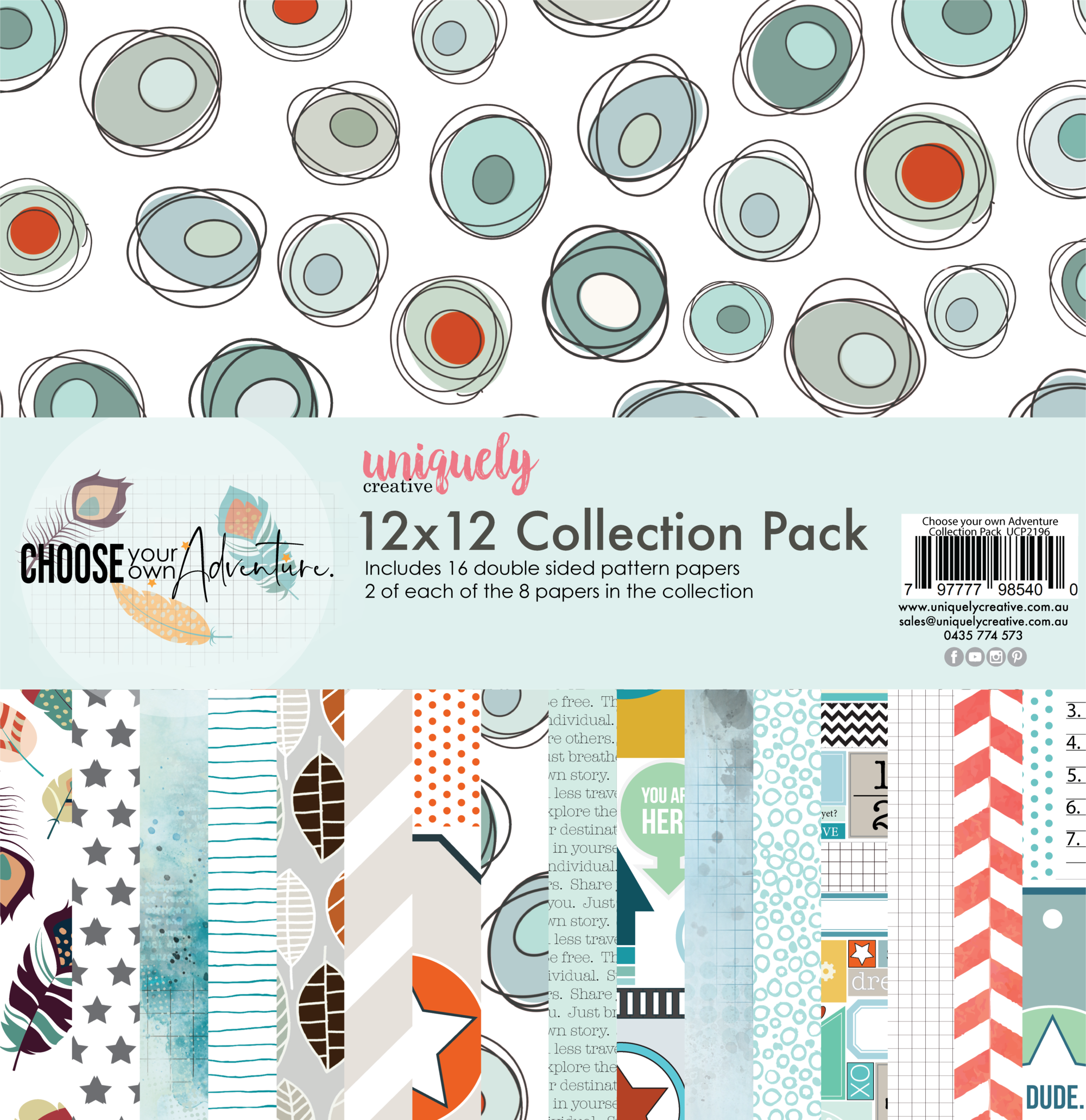 Uniquely Creative - Choose Your Own Adventure - 12x12 Collection Pack