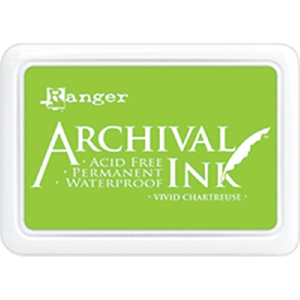 Ranger Archival Ink Pad- Vivid Chartreuse