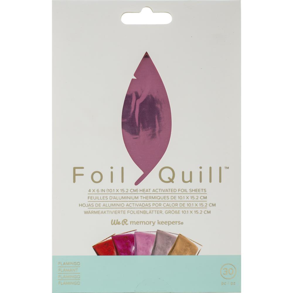 We R Memory Keepers Foil Quill Foil Sheets - Flamingo