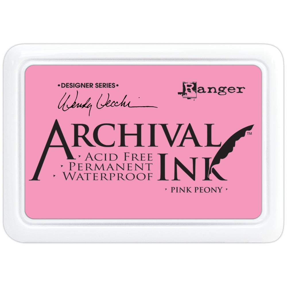 Ranger Archival Ink Pad- Wendy Vecchi Designer Series- Pink Peony