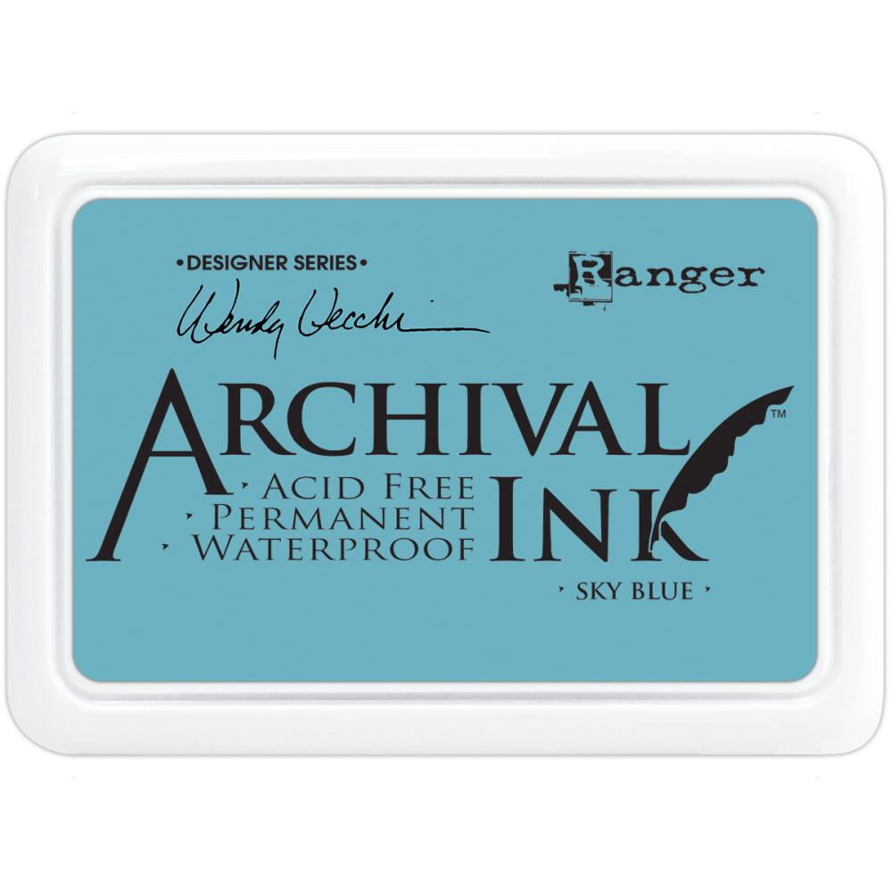 Ranger Archival Ink Pad- Wendy Vecchi Designer Series- Sky Blue