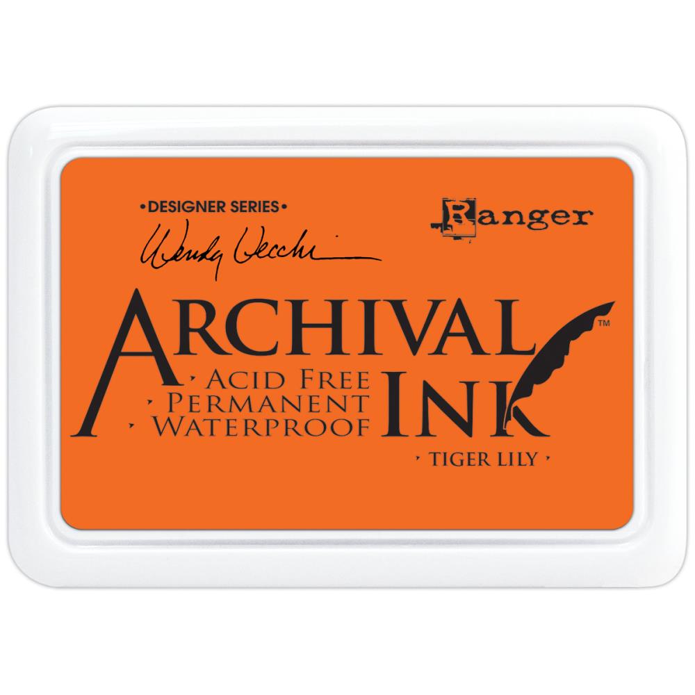 Ranger Archival Ink Pad - Wendy Vecchi Designer Series - Tiger Lily