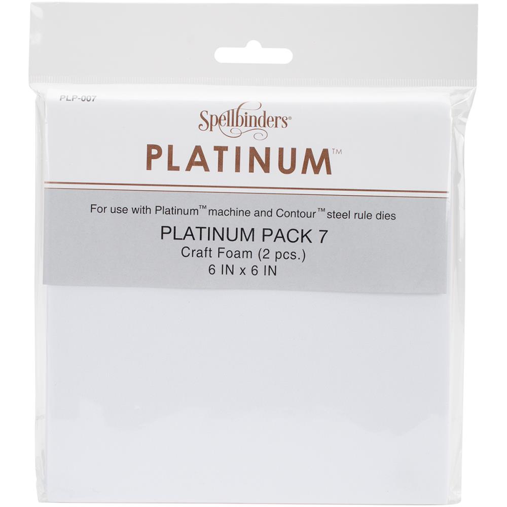 Spellbinders Platinum Pack Specialty Surfaces- White Craft Foam