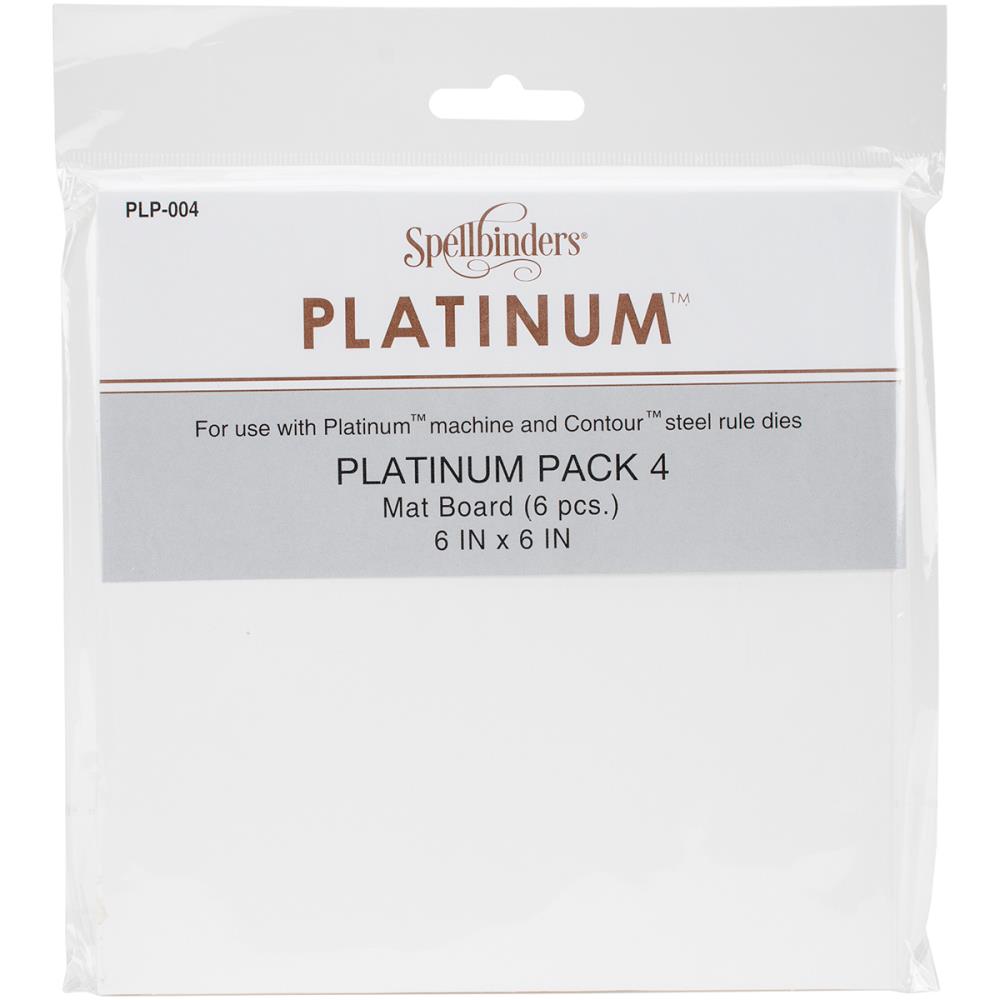 Spellbinders Platinum Pack Specialty Surfaces- White Mat Board